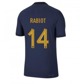 Frankrike Adrien Rabiot #14 Hemmatröja VM 2022 Kortärmad